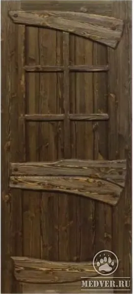 Недорогая дверь из экошпона-120
