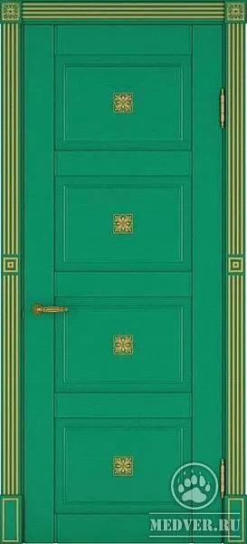 Межкомнатная дверь Зеленая - 4